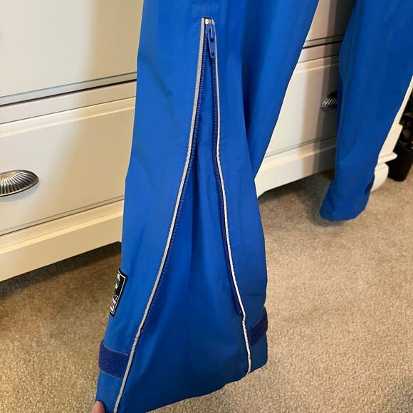 Cycling Wear by Performance Size Medium Biking Pants Blue Gore Tex Zippered Legs - Picture 5 of 7